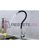 Гъвкав кухненски смесител с въртящ се чучур на 360 градуса